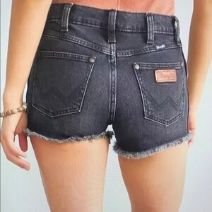 Wrangler Women's Black Denim Shorts